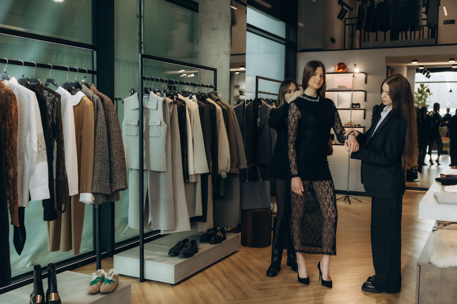 Luxury clothing store